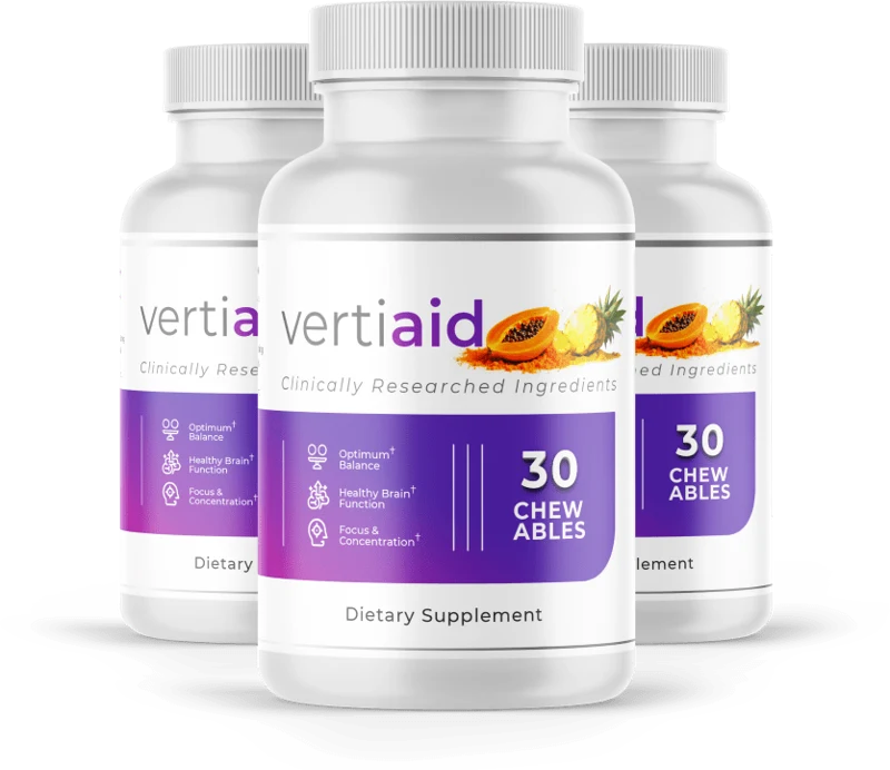 VertiAid three bottles for adults over 50